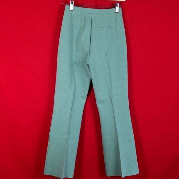 HIGH SPORT Kick Pant Flare Crop Sage Green Womens Size Small - Picture 5 of 10
